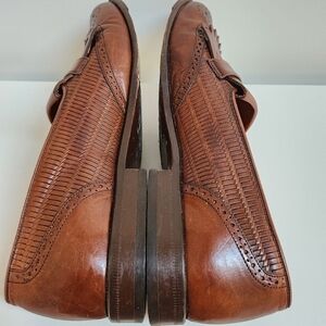 Florsheim Barletta Series Men's Brown Leather Wingtip Loafer Size 9D